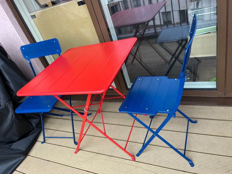 IKEA take and chairs outdoor 