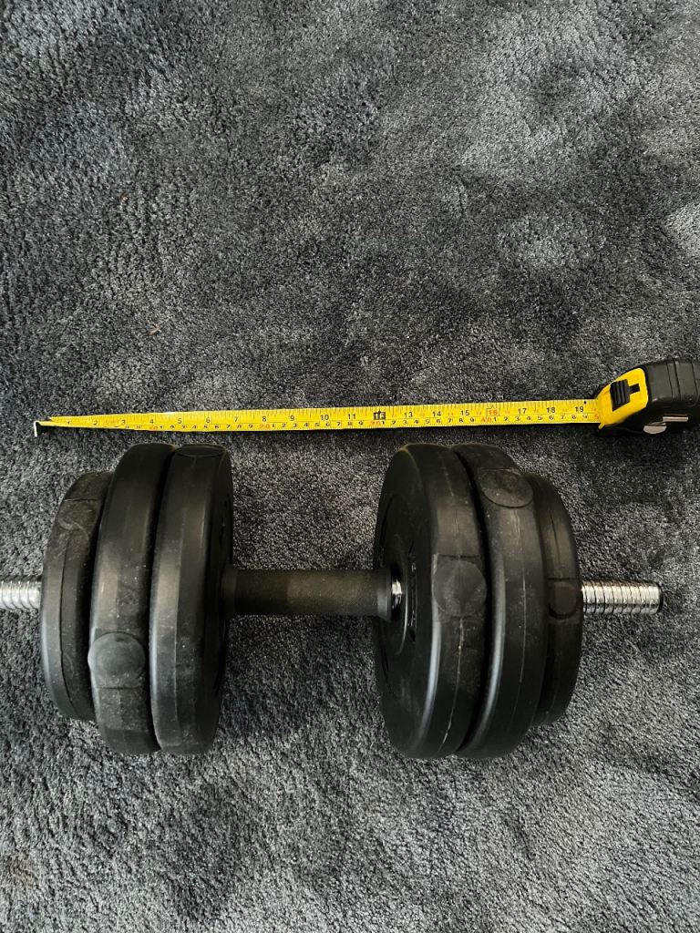 Fitness weights and ab roller 