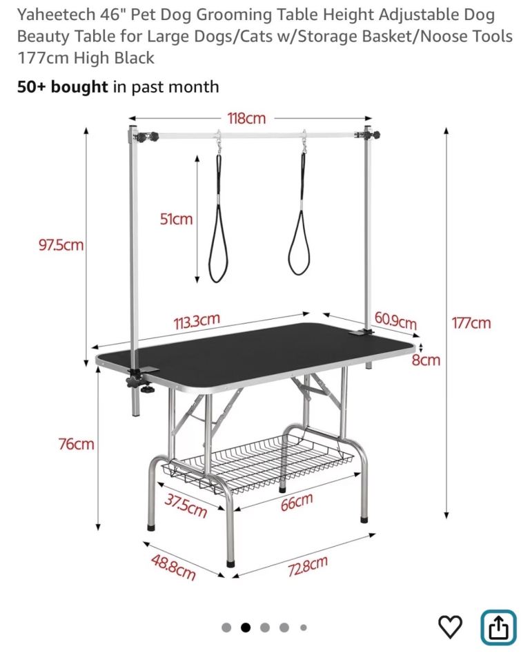 dog grooming table 