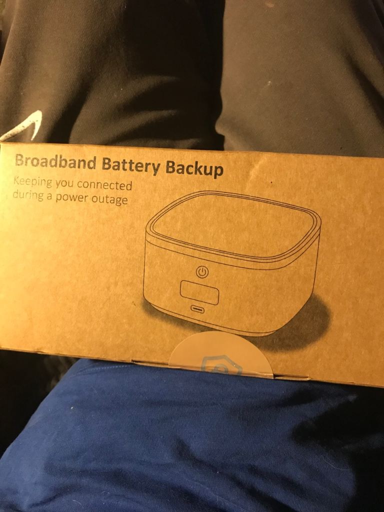 Broadband battery back 
