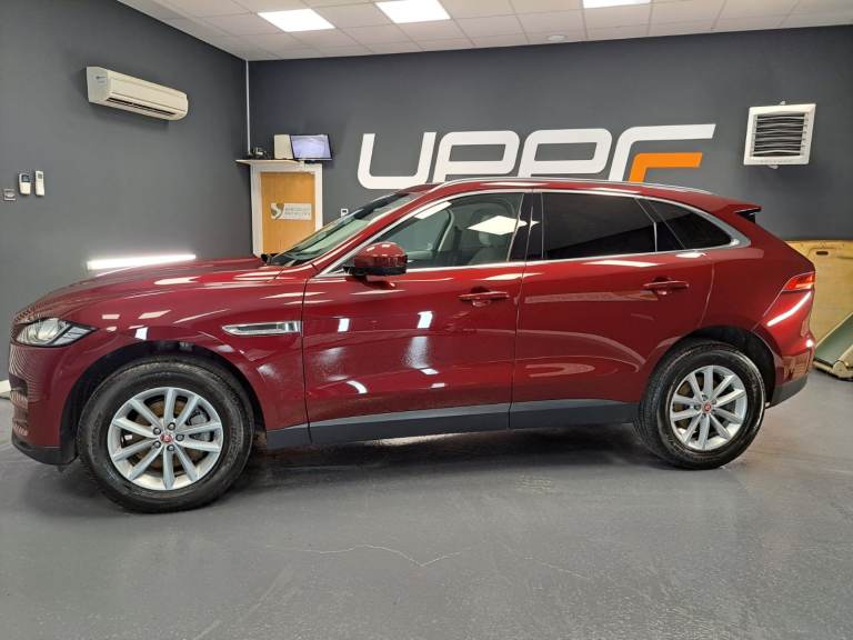 Jaguar F Pace Prestige AWD - Maroon Red with cream leather