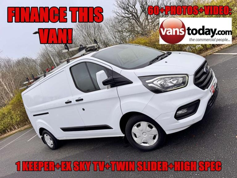 2020 Ford Transit Custom 2.0 Transit Custom 320 Trend EcoBlue LWB + Twin Slider + Ex Sky Tv Panel...