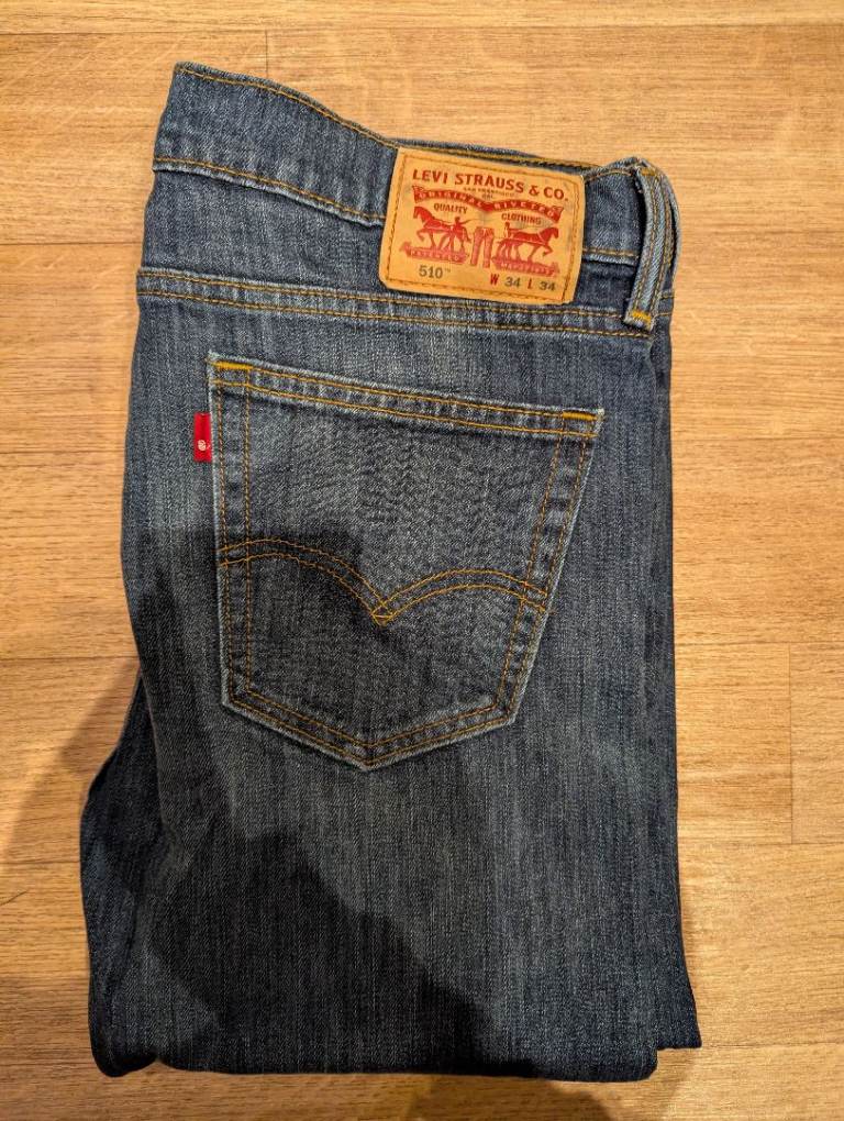 Levi 510's 34W 34L