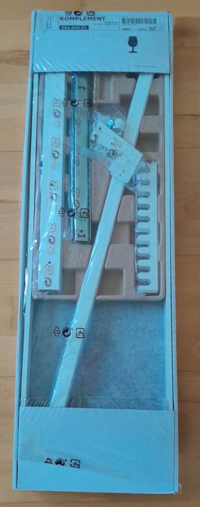 Ikea Pull out Mirror with Jewellery storage