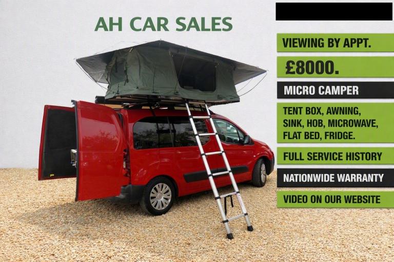 2012 CITROEN MICRO CAMPER. 3 BERTH. SEE PHOTOS.