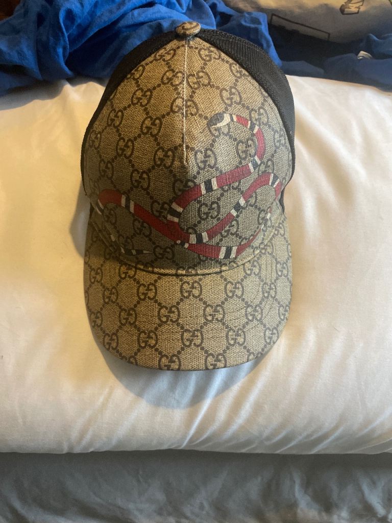 Gucci hat snake design 