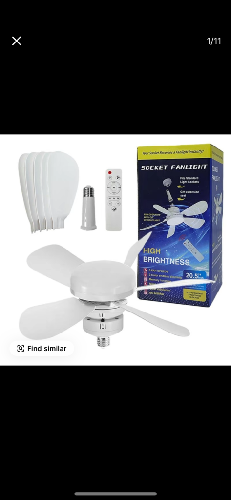 Brand new ceiling fan light 