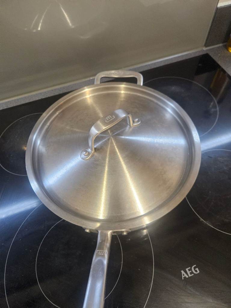 3.3L Made In Stainless Steel Clad Suate Pan