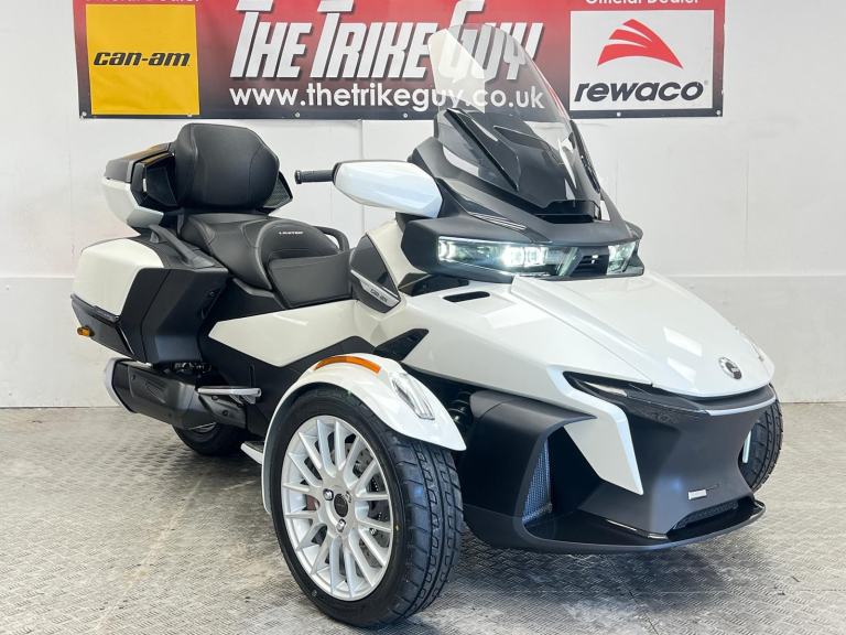 2026 Can-Am Spyder RT Limited Trike - Pearl White - In Stock & Available Now 