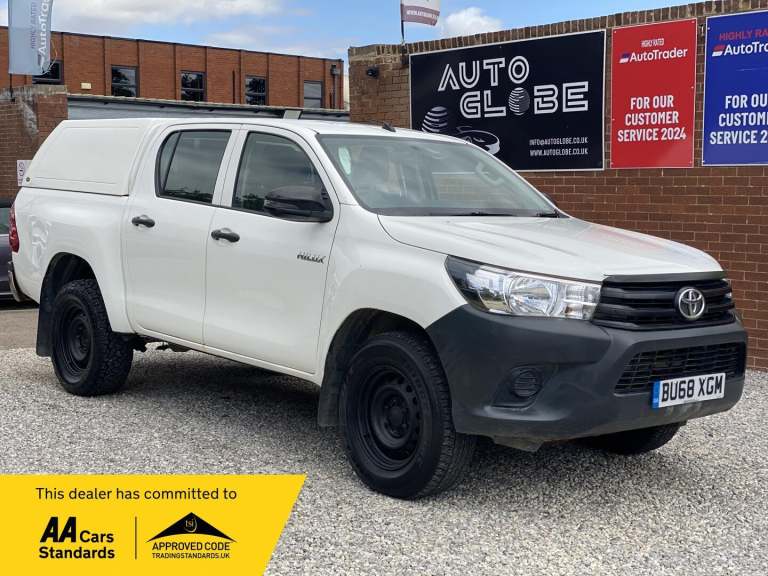 2018 Toyota Hilux 2.4 D-4D Active 4WD Euro 6 4dr (3.5t) PICK UP Diesel Manual
