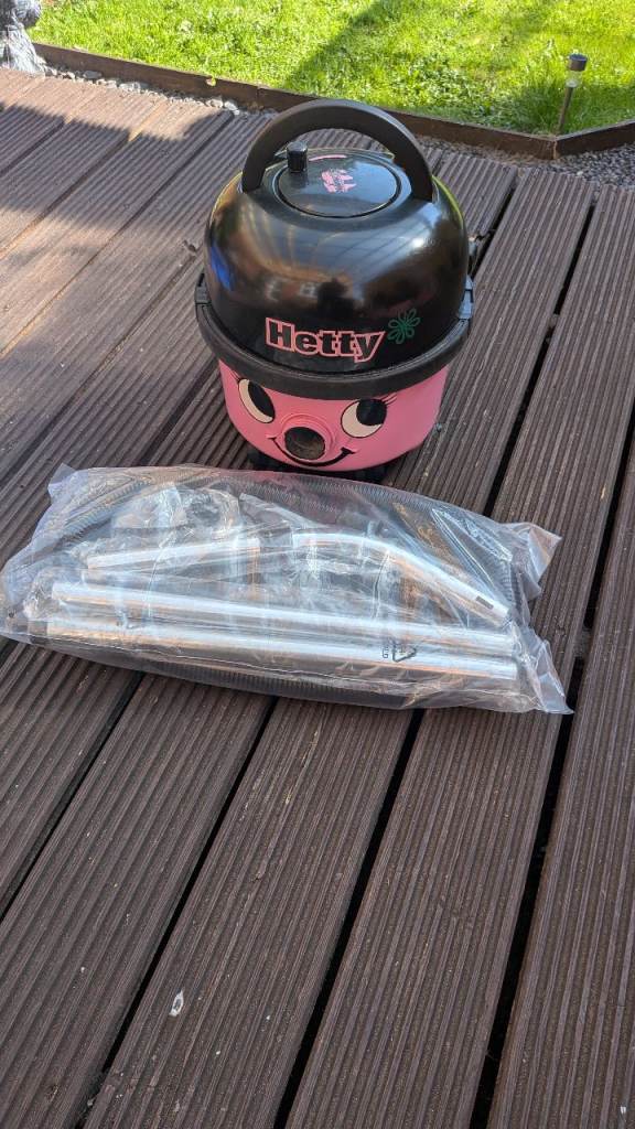Numatic Hetty Vacuum Cleaner – Pink, Good Condition