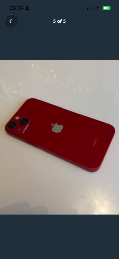 red iPhone 13 128gb