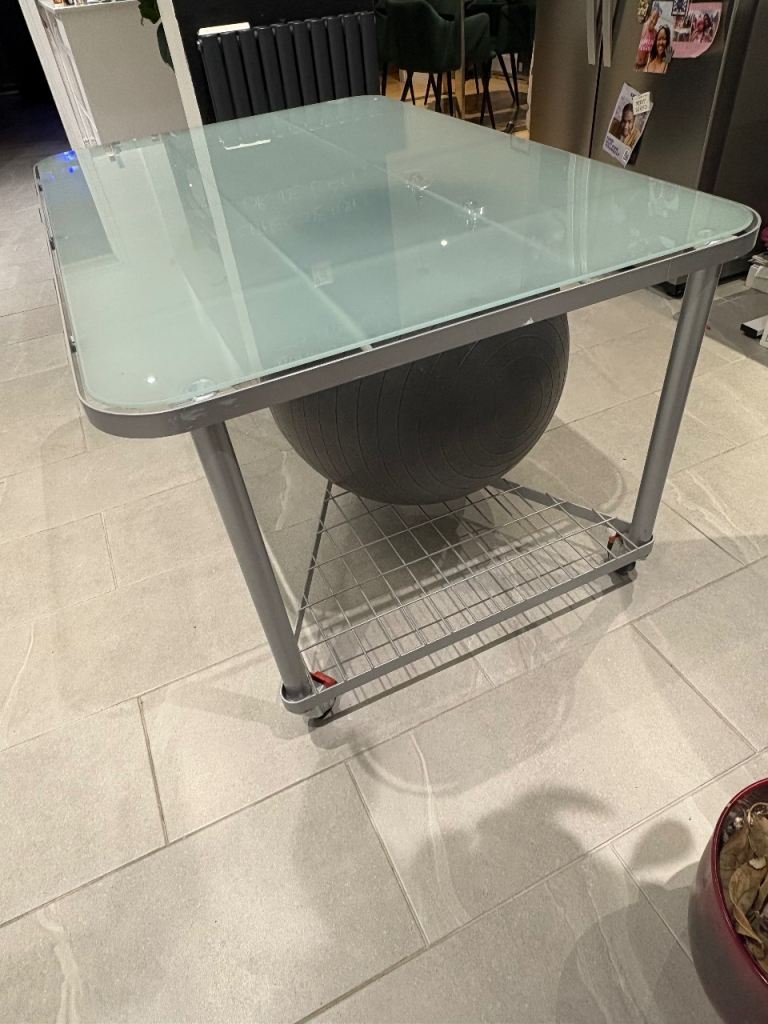 image for Free glass desk or dining table 