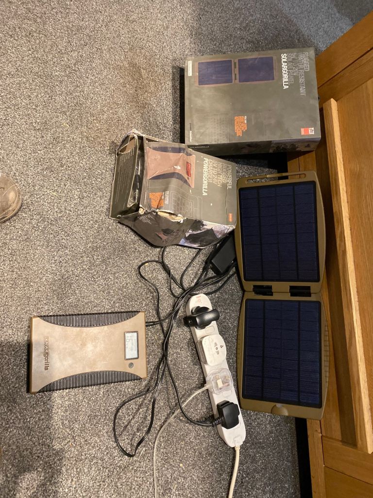 image for Gorilla battery pack and solar panel 