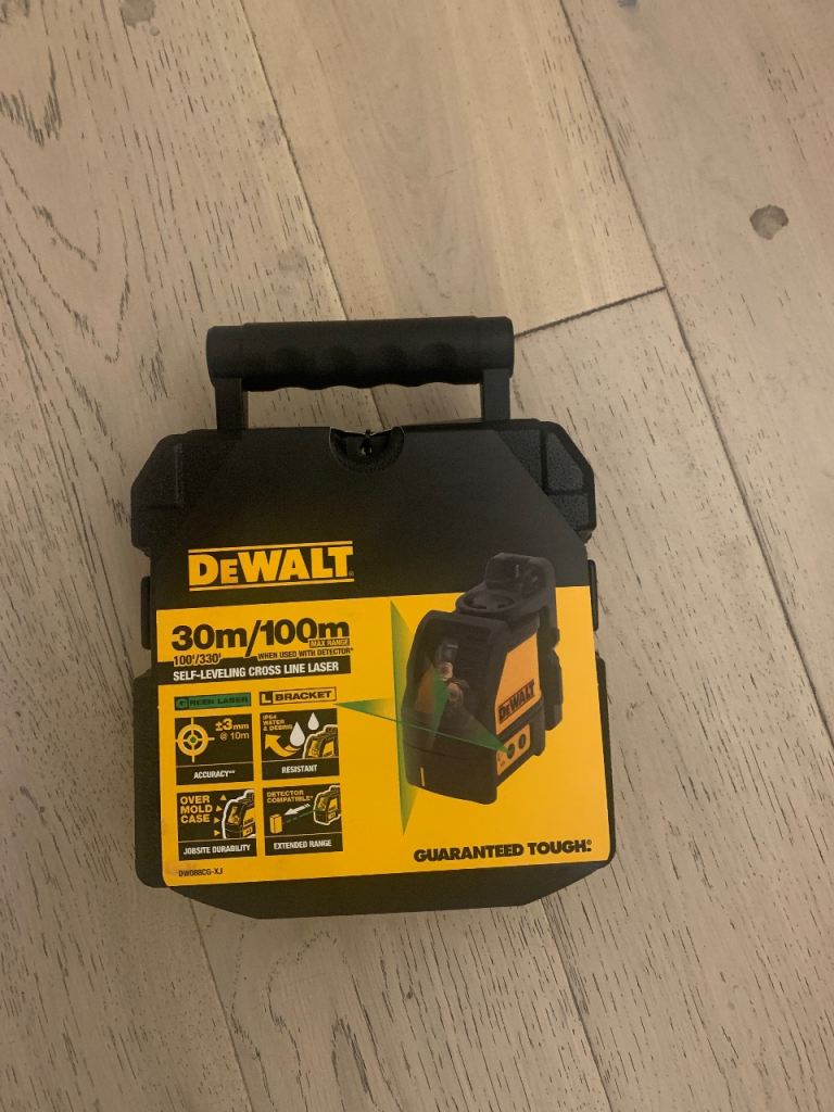 Self-levelling cross line laser