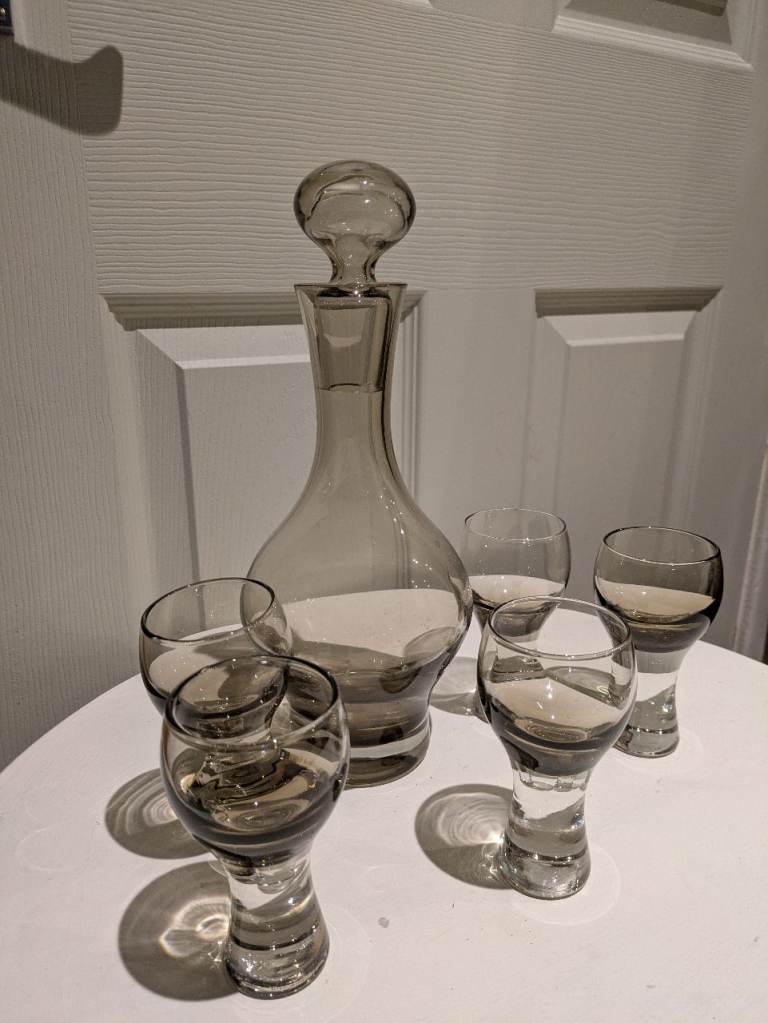 Caithness decanter &glasses set 
