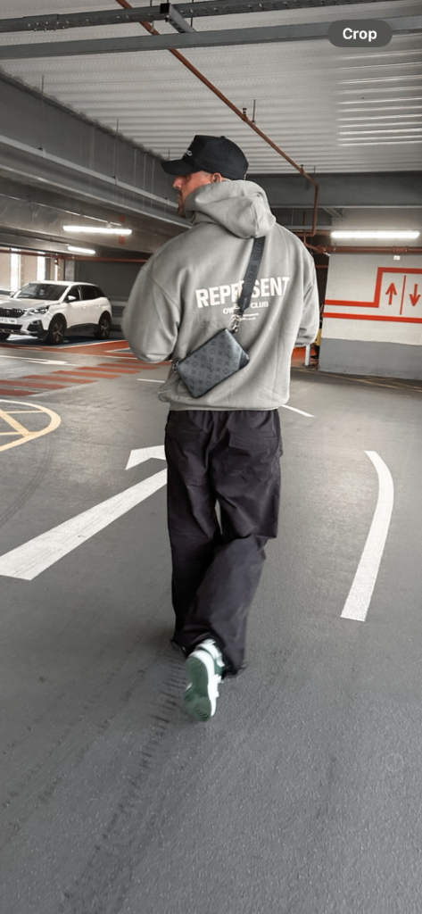 GENUINE LV TRIPLE MESSENGER BAG