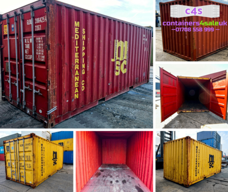 20ft Used Shipping Containers Wind and Watertight Guarantee - Only £925 + VAT 