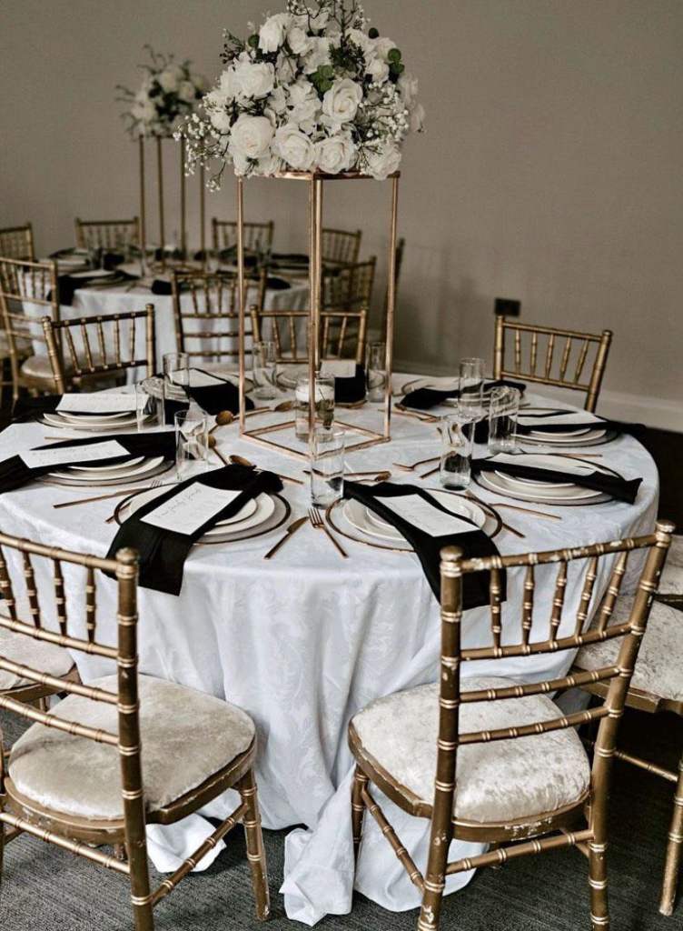 Chairs and tables hire only!