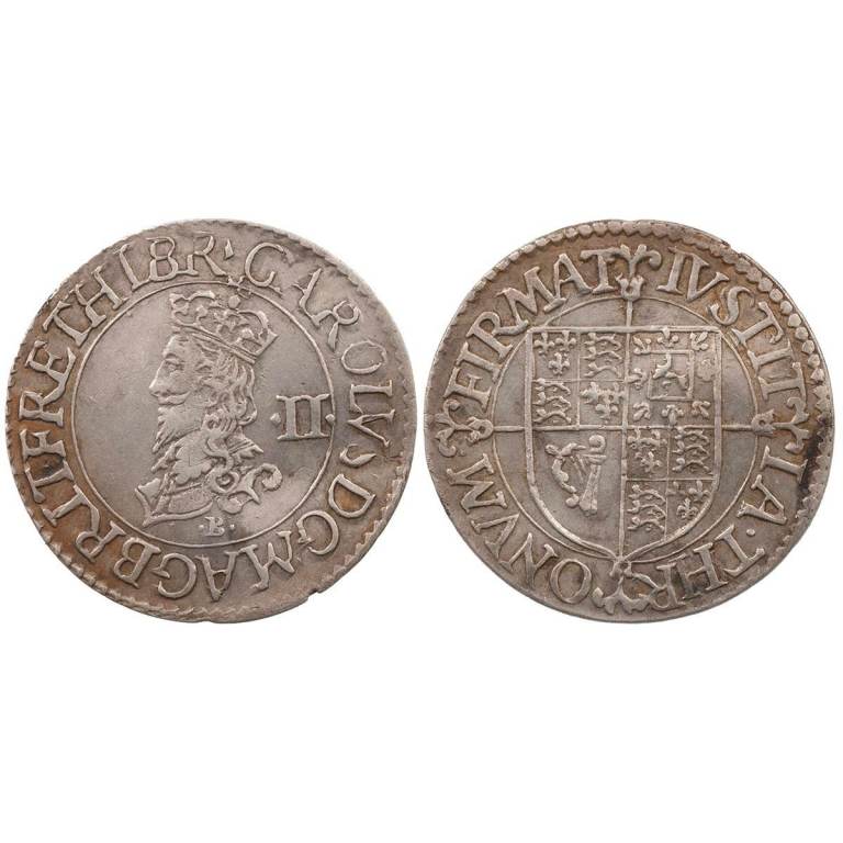 Charles I Halfgroat, Nicholas Briot's coinage (1631-1639), first milled issue