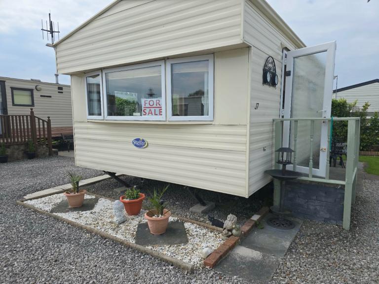 Static caravan in Morecambe Bay