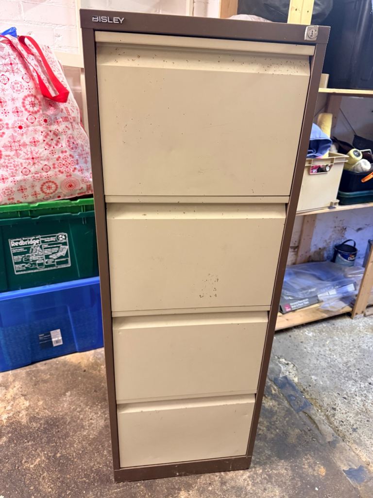 BISLEY 4 Draw Filing Cabinet 