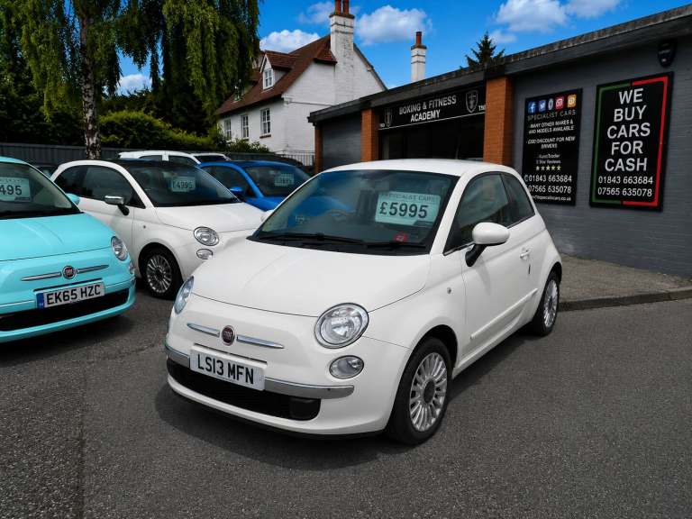 2013 Fiat 500 0.9 TwinAir Lounge 3dr Dualogic HATCHBACK Petrol Automatic