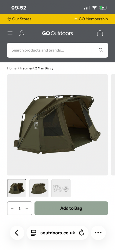 2 man bivvy 