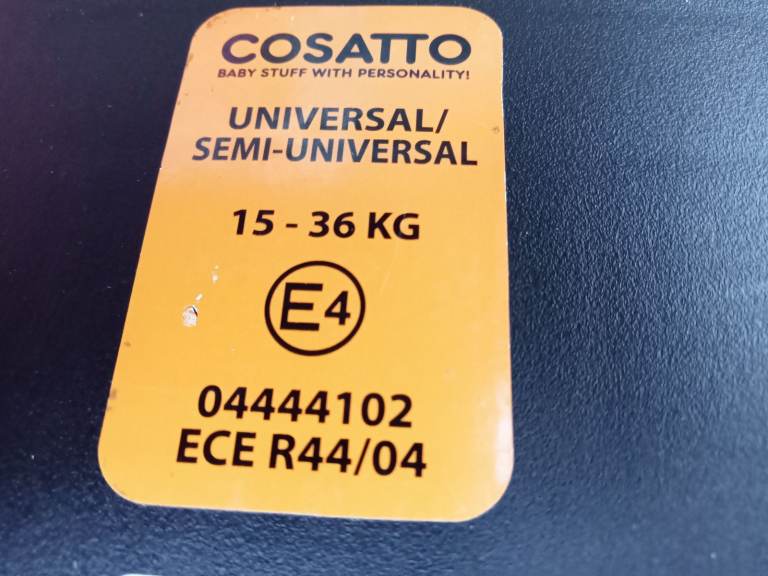 Cosatto child car seat