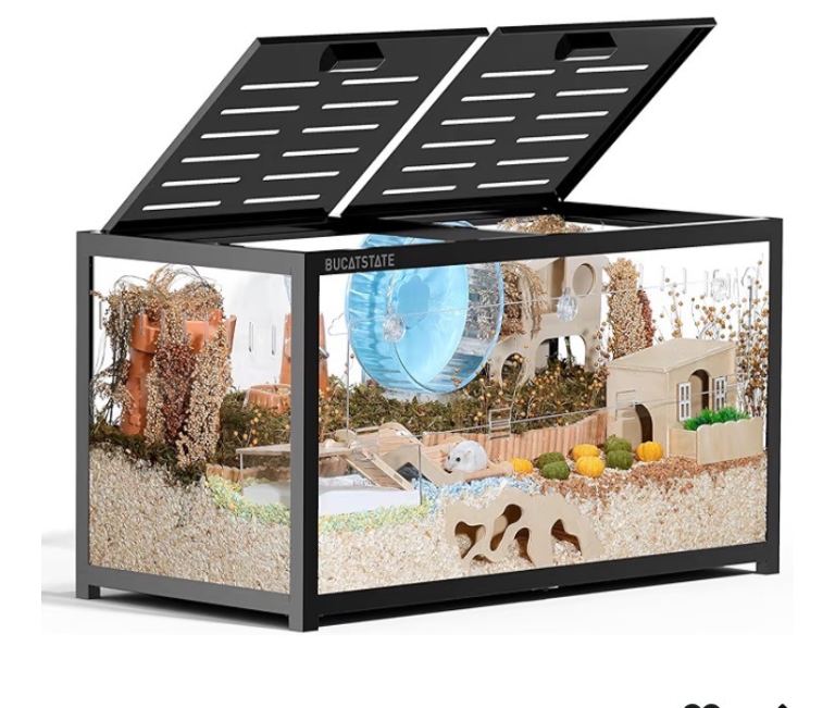 Bucatatate 100cm small animal cage , metal and acrylic 