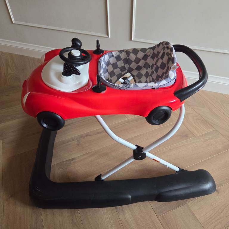 Red Car-Themed Baby Walker