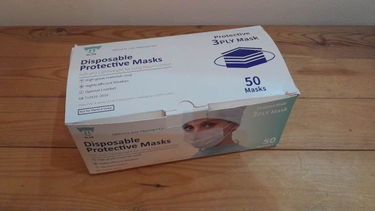 image for 50 Disposable Premium Face Masks (1 Pack) BRAND NEW JOBLOT WHOLESALE CLEARANCE CAR BOOT