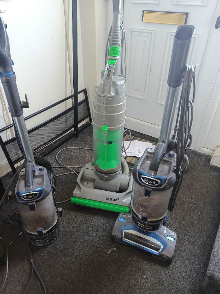 3 hoovers 1 Dyson 2 sharks 