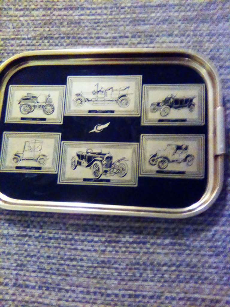 image for Stylish old Woodmet tray