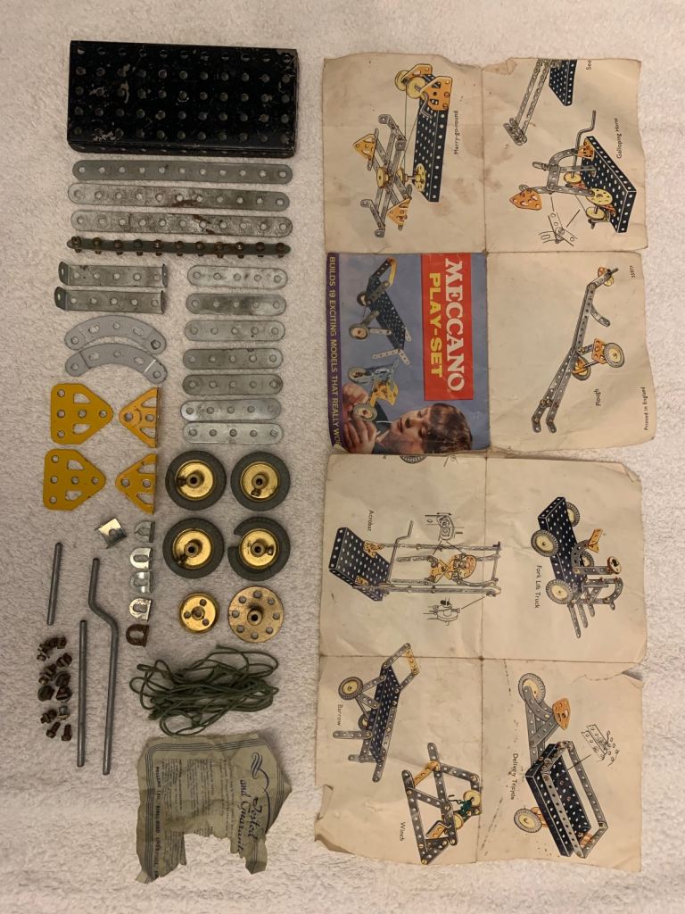 1960s Meccano play set