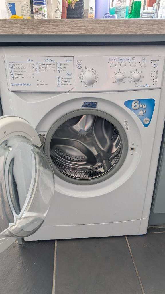 Indesit 6kg Slim White Washing Machine