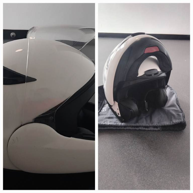 Bmw motorcycle 4 evo flip helmet  large 