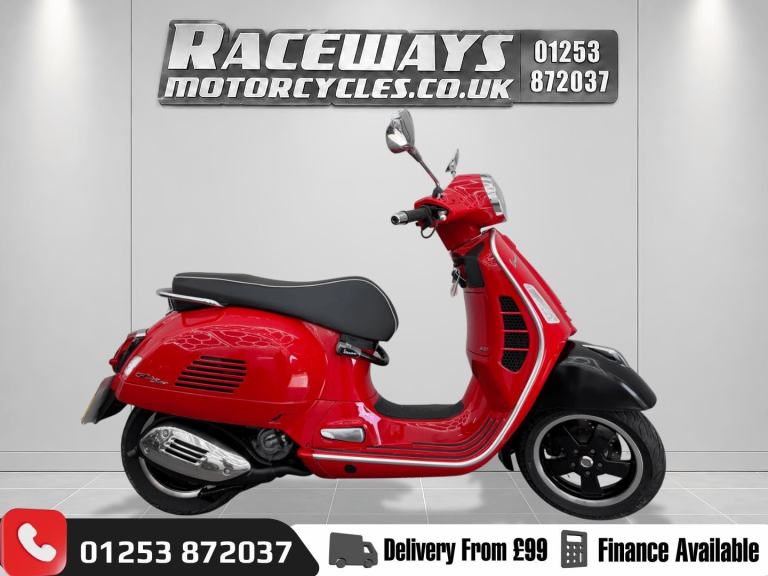 PIAGGIO GTS SUPER 300 2020 20 REG 5,754 MILES RED USED MOTORCYCLE 278CC