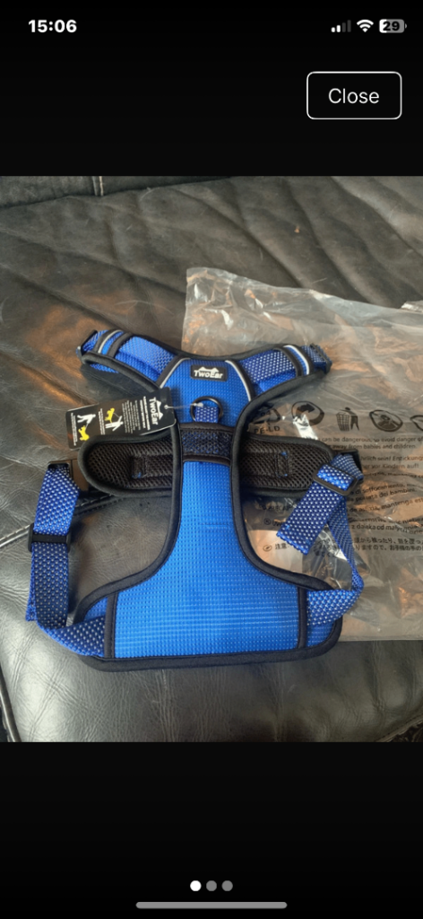 Brand new with tags dog harness