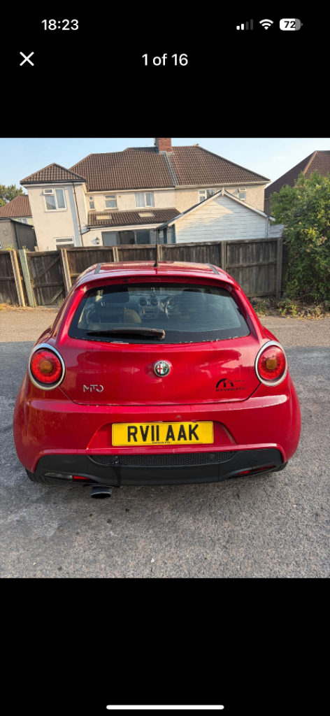Alfa Romeo, MITO, Hatchback, 2011, Manual, 1368 (cc), 3 doors