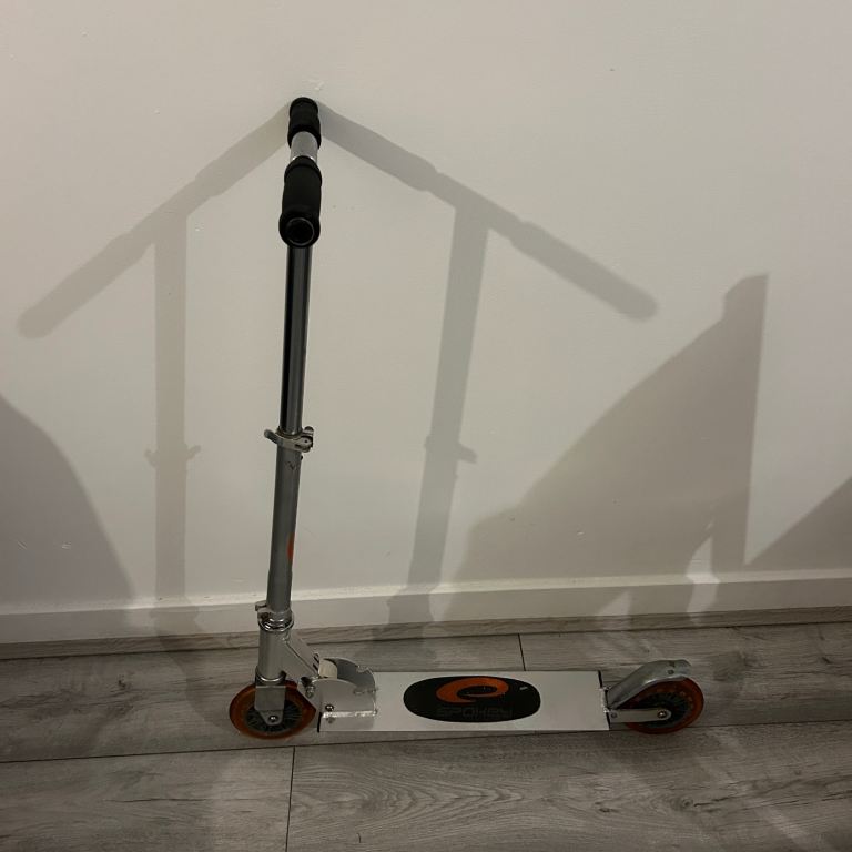 Spokey stunt scooter silver rare find