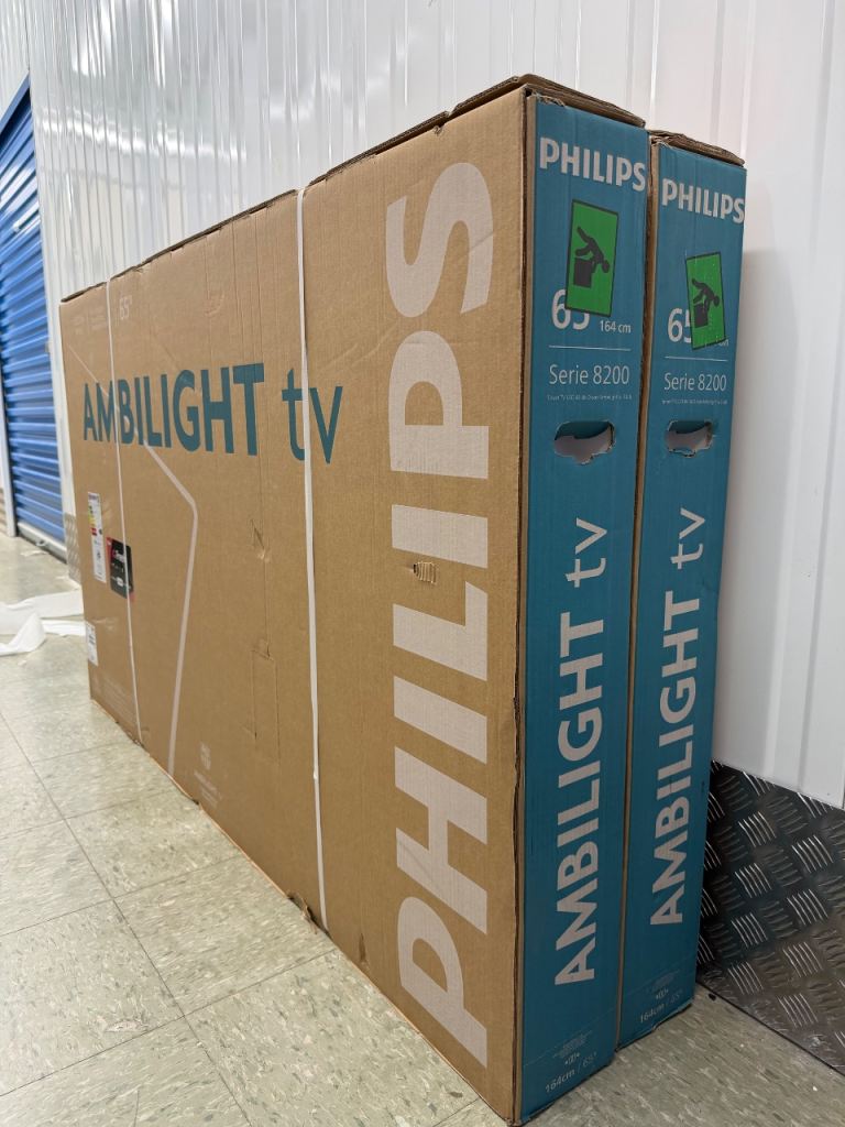 Brand new Philips Ambilight 65 inch 4K LED Smart TV 65PUS8200