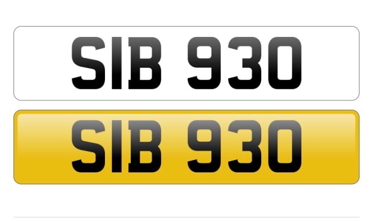 SIB 930 Private plate