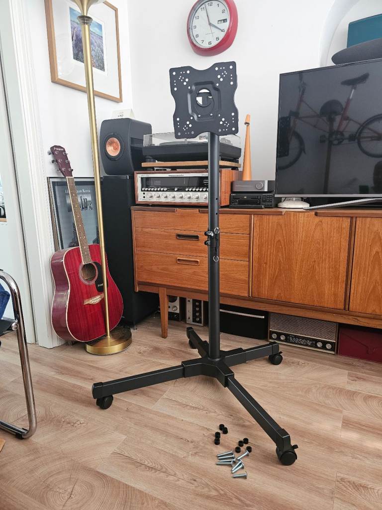 TV monitor mount with wheels for sale