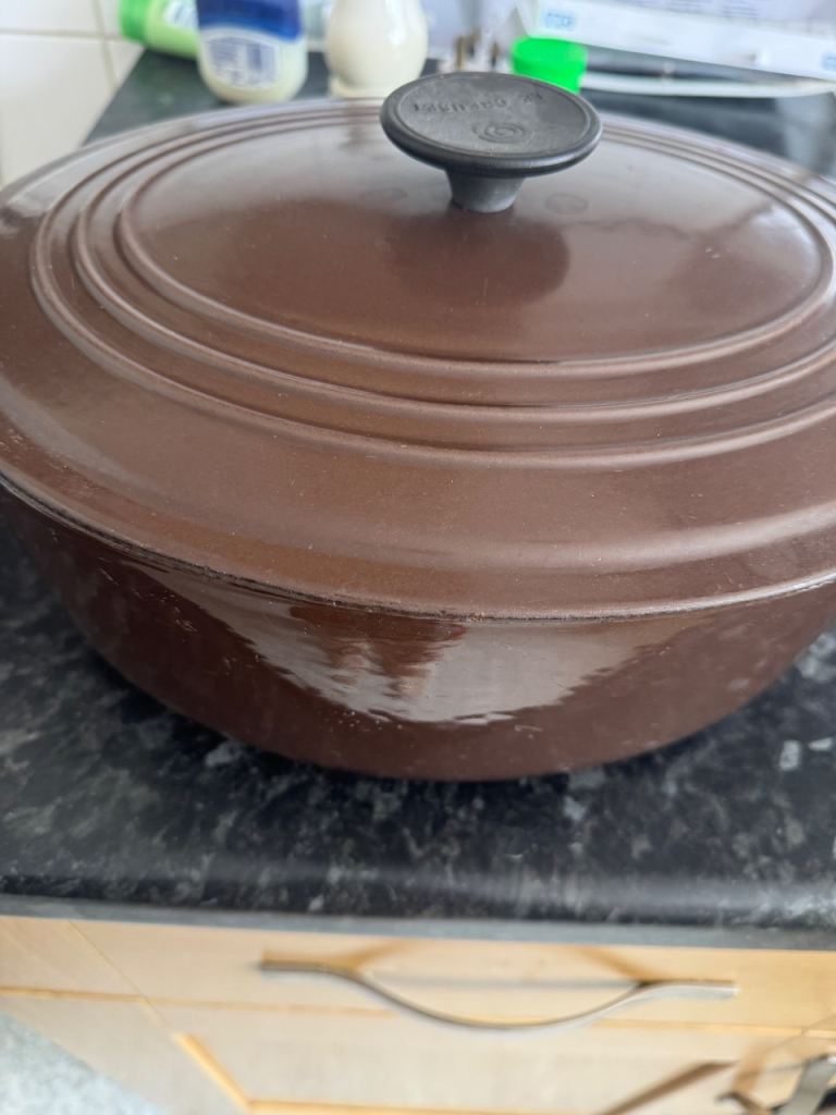 Le Creuset Casserole Dish – Brown, Well-Used