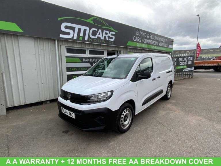 2024 Vauxhall Combo 1.5 Turbo D 100ps Prime H1 Van PANEL VAN DIESEL Manual