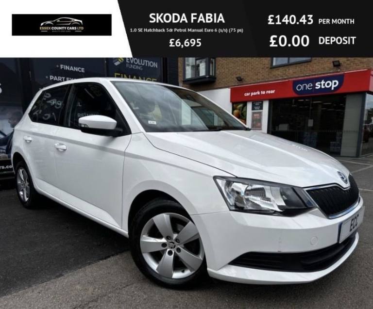 2016 Skoda Fabia 1.0 SE Hatchback 5dr Petrol Manual Euro 6 (s/s) (75 ps) Hatchback Petrol Manual