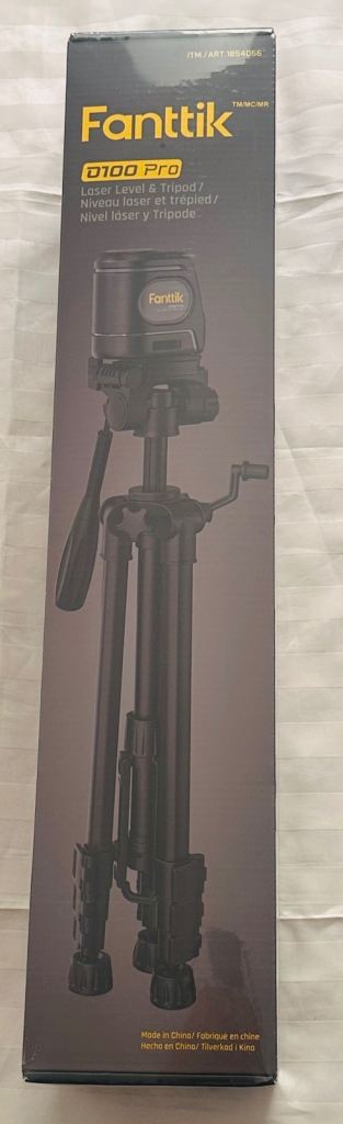 Fanttik D100 Pro Laser Level & Tripod – Brand New