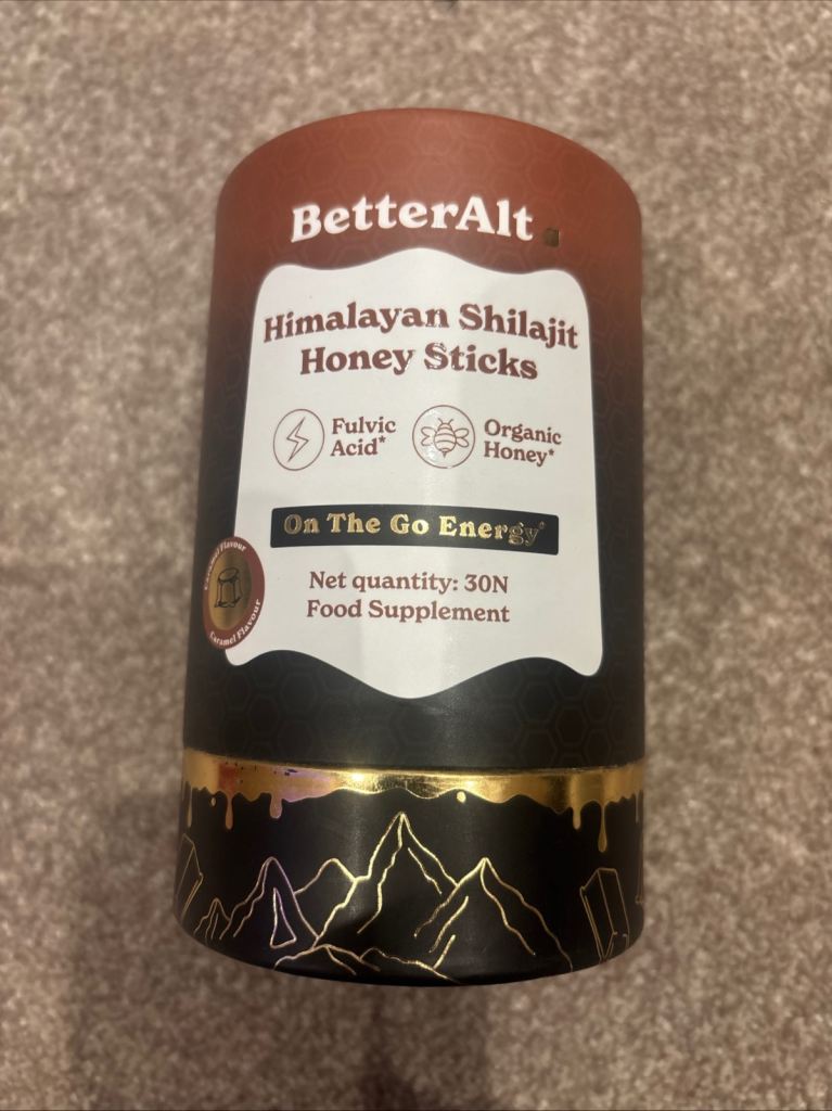 Better Alt Pure Himalayan Shilajit 30 Sticks with Organic Honey, Naturally Sweet