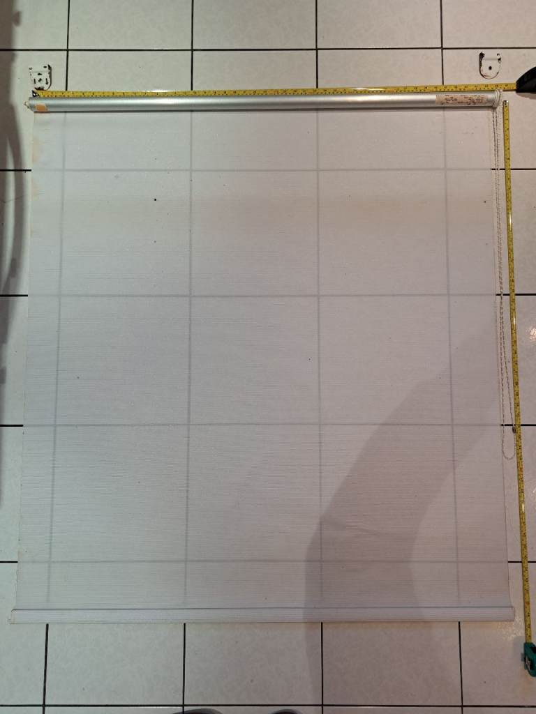 Roller Blind - Bathroom, Kitchen - White 